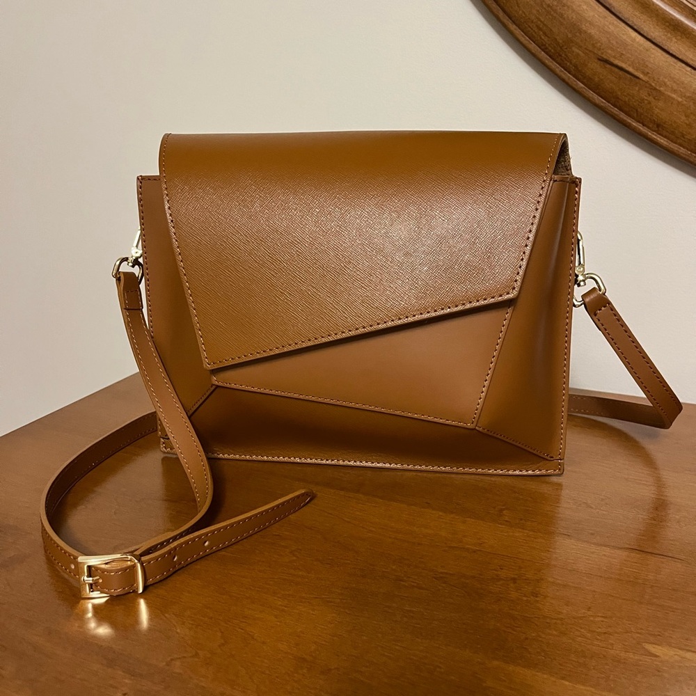 Italian Leather Minimalist Style Shoulder/Crossbody bag